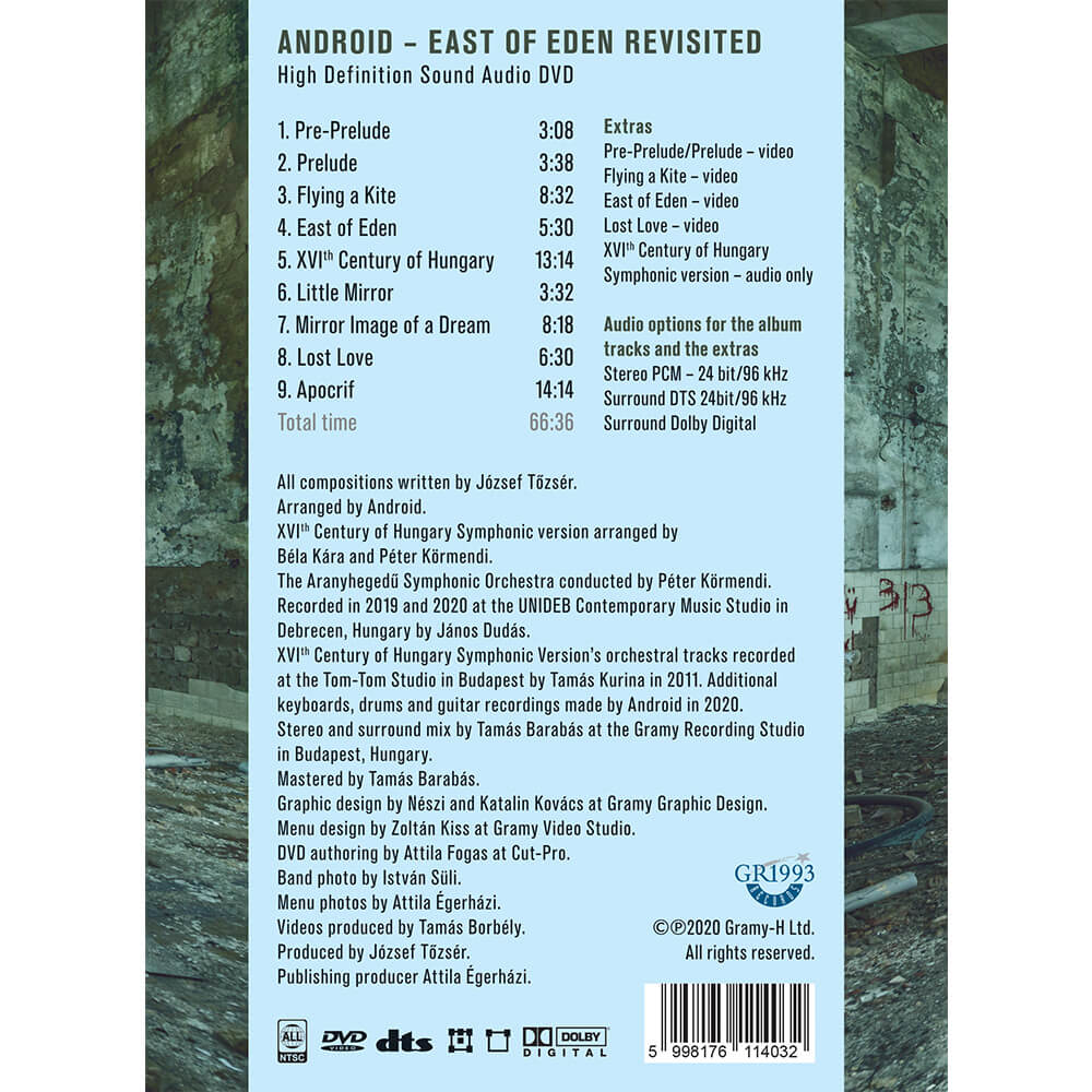 kiadvany_android_EOER_DVD_front Android – East Of Eden Revisited (DVD) back cover