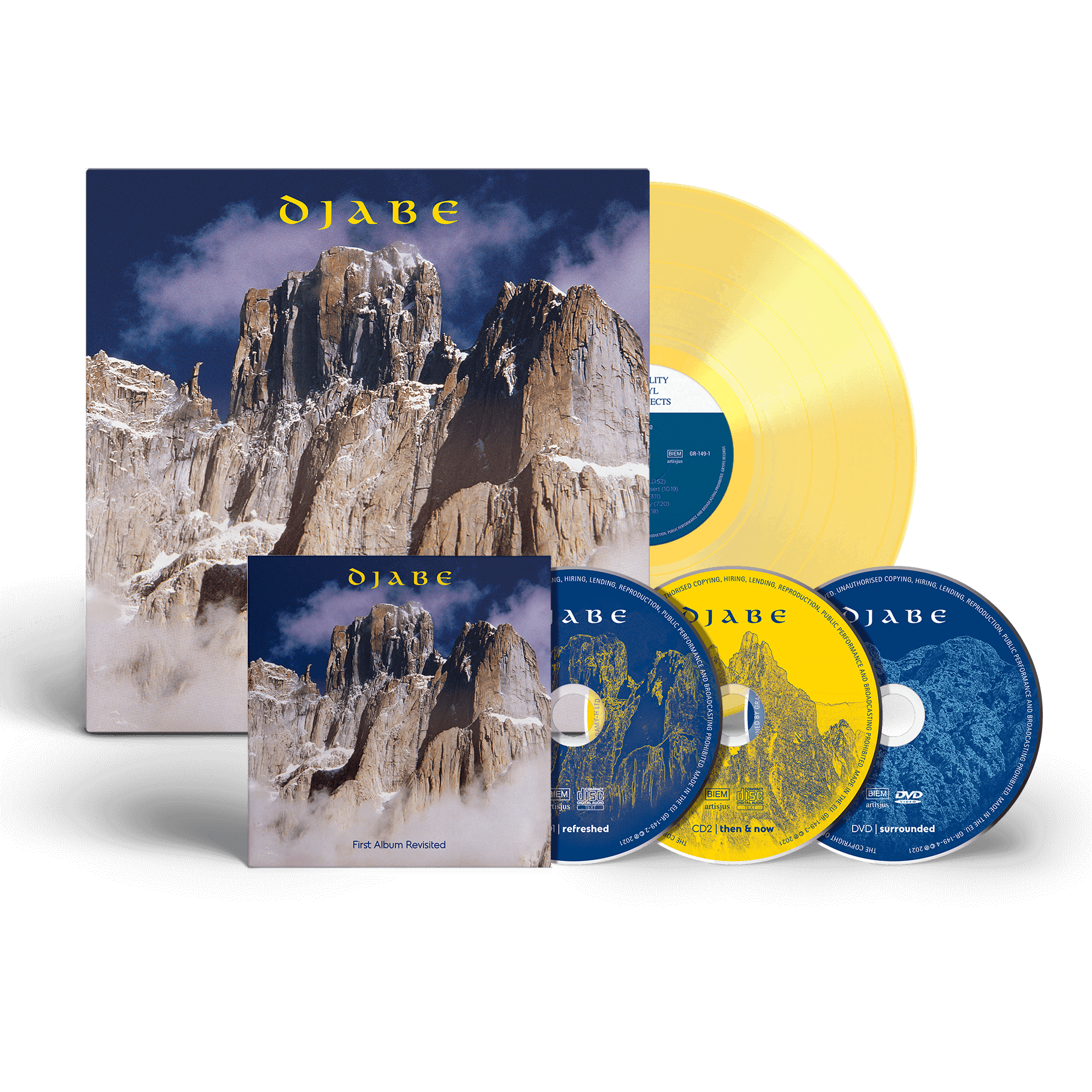 Djabe_First_Album_Revisited_LP_2CD_DVD_Mock-up_v2_s Djabe First Album Revisited