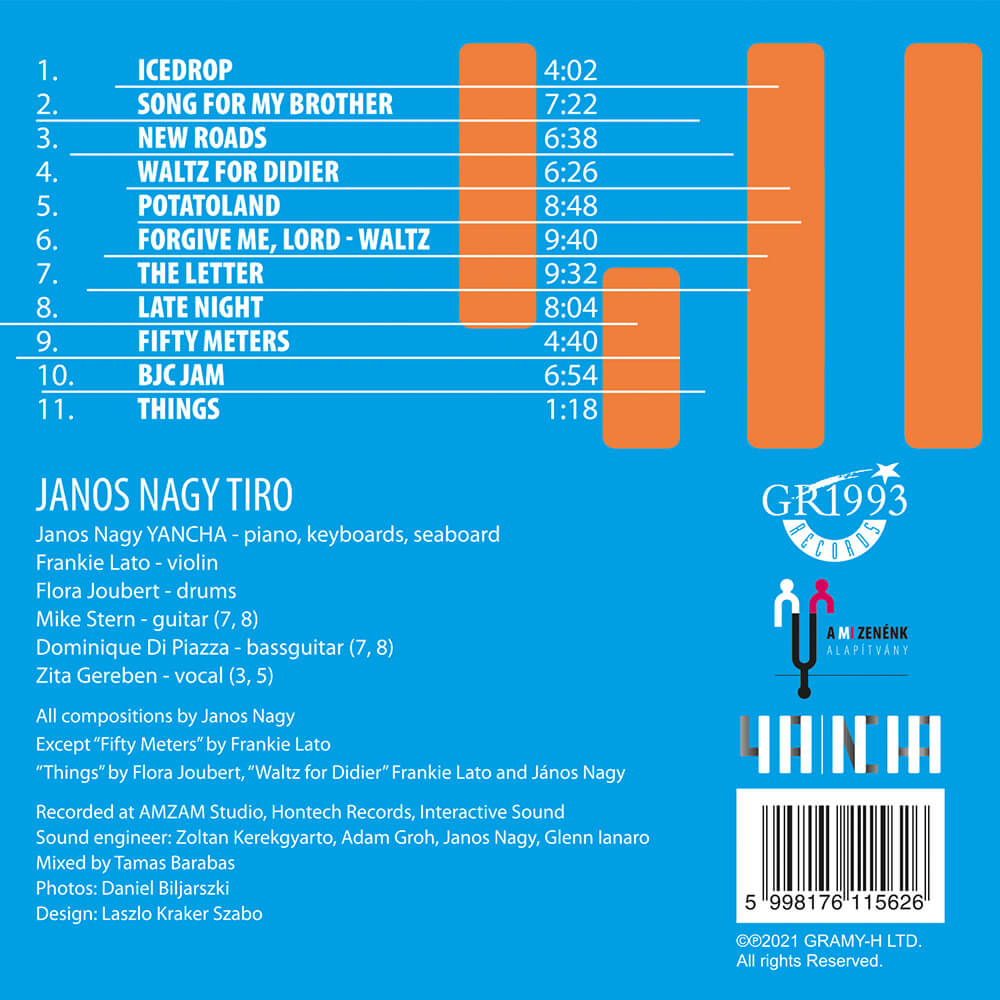 kiadvany_yancha_CD_front_s János Nagy Trio - 50 (CD)